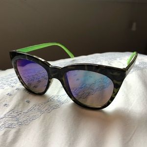 Blue Tortoise Shell Sunglasses